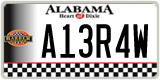 Alabama, Specialty plates