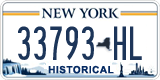 New York, Specialty plates (12345-AB)