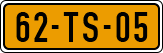 License plate of the Netherlands, Cars