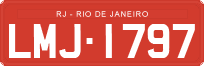 License plate of Brazil, Commercial vehicles (1990)