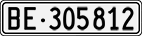 License plate of Switzerland, Cars