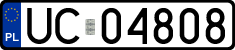 License plates of Poland, Military