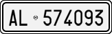 License plate of Italy, Cars (1927 year series)