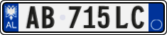 License plate of Albania, Cars (2011)
