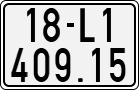 License plate of Vietnam, Motorcycles