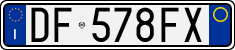 License plate of Italy, Cars (1994 year series)