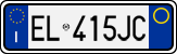 License plate of Italy, Cars (1994 year series)