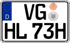 German license plate, Plates for oldtimers (type 