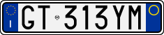 License plate of Italy, Cars (1994 year series)