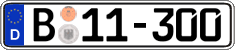 German license plate, Diplomatic