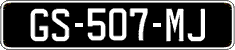 French license plate, SIV (oldtimers)