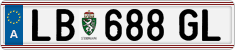 License plate of Austria, Regular plates