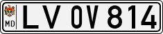 License plate of Moldova, Cars (1992)