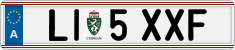License plate of Austria, Regular plates