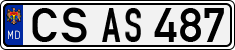 License plate of Moldova, Cars (1992)