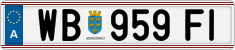License plate of Austria, Regular plates