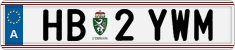 License plate of Austria, Regular plates