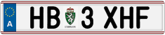 License plate of Austria, Regular plates