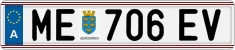 License plate of Austria, Regular plates