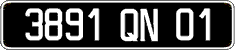 French license plate, FNI