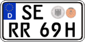German license plate, Plates for oldtimers (type 