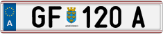 License plate of Austria, Regular plates
