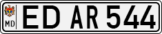 License plate of Moldova, Cars (1992)