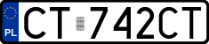 License plates of Poland, Regular car plates