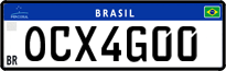License plate of Brazil, Private owners (Mercosul)