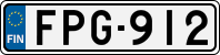 License plate of Finland, Cars