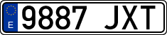 License plates of Spain, Ordinary (2000)