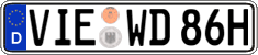 German license plate, Plates for oldtimers (type 