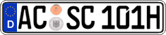 German license plate, Plates for oldtimers (type 