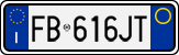 License plate of Italy, Cars (1994 year series)