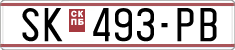 License plate of North Macedonia, Regular plates (1993)