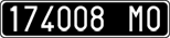 License plate of Italy, Cars (1927 year series)