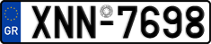 License plate of Greece, Cars