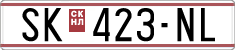 License plate of North Macedonia, Regular plates (1993)