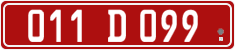 License plate of Georgia, Diplomatic