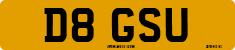 License plate of the United Kingdom, 1983 year system