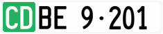 License plate of Switzerland, Diplomatic