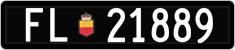 License plate of Liechtenstein, Cars