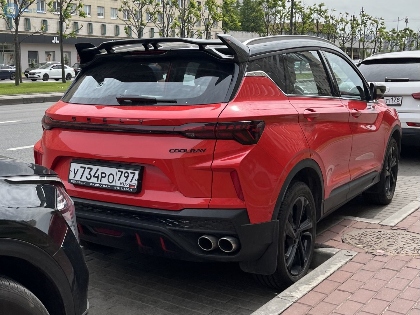 у 734 ро 797, Geely Coolray 1st gen (SX11), facelift, 2023–