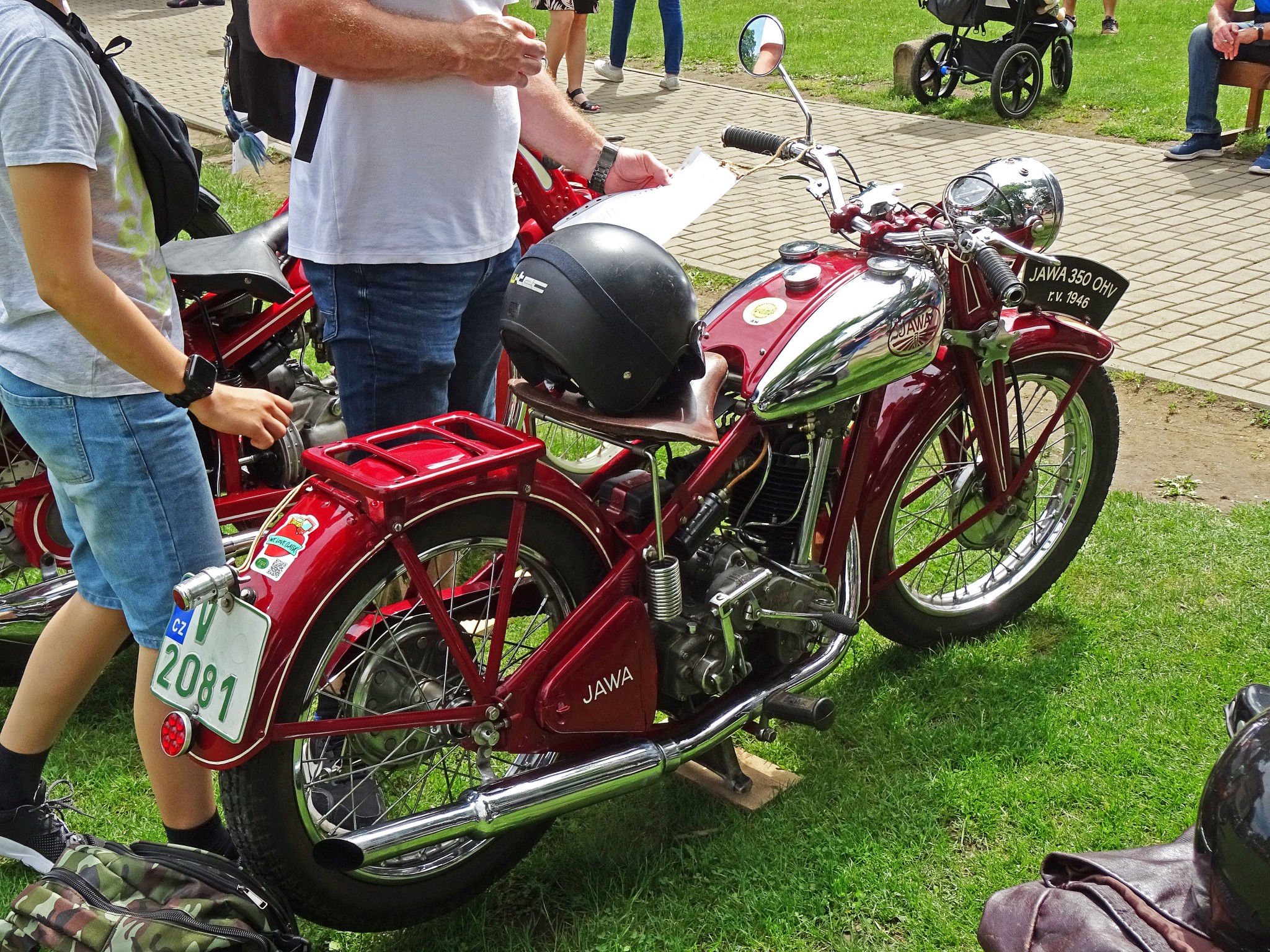 V 2081, Jawa 350 OHV, 1935–1946