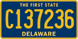 Delaware, Commercial vehicles (C12345)