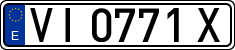 License plates of Spain, 1971 year series