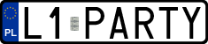 License plates of Poland, Vanity Plates