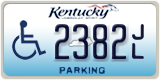Kentucky, Vehicles for disabled persons (1234 A/B)