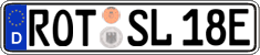 German license plate, Electric vehicles