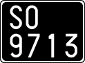 License plate of Italy, Cars (1927 year series)